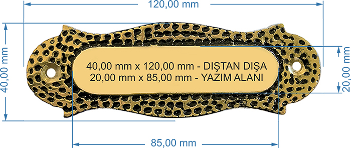 PDK11 Pirinç Döküm Ev Dış Kapı İsimliği PDK11 Pirinç Döküm Ev Dış Kapı İsimliği